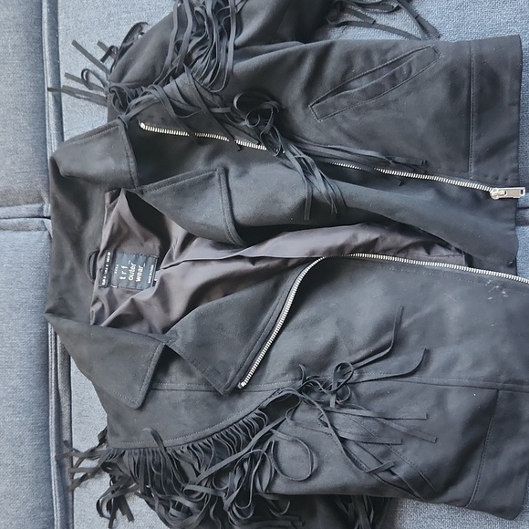 Zara suede fringe jacket - Picture 2 of 7